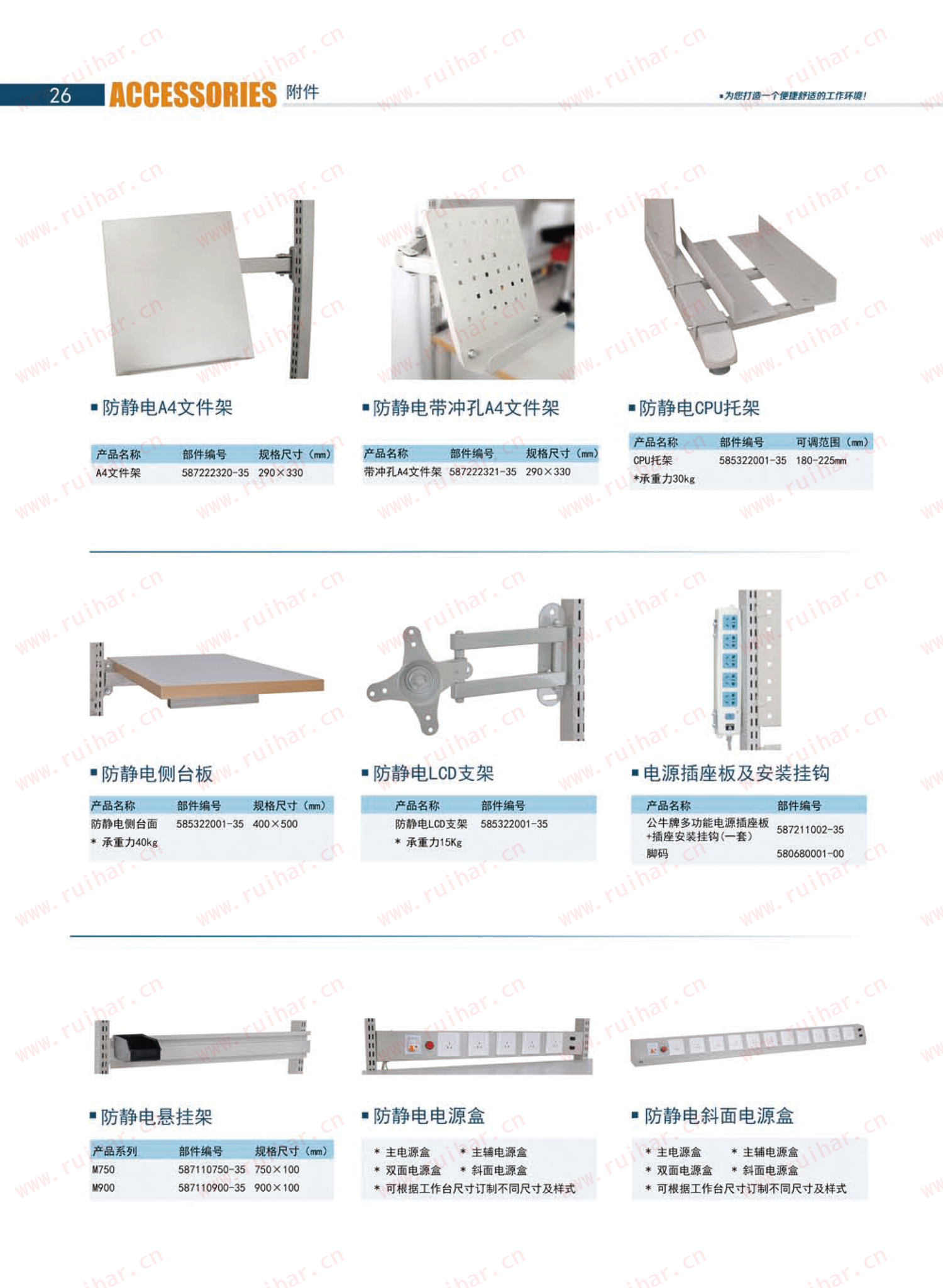 防靜電工作臺,ESD工作臺,防靜電工作桌，防靜電工作臺附件，防靜電電源盒
