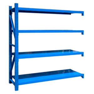 中型貨架副架2000×600×1800mm(四層,500kg/層,藍色)